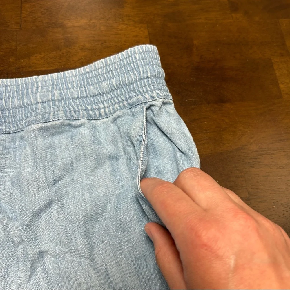 Vineyard Vines Chambray Short with Tassel Ties Size M - Picture 5 of 10